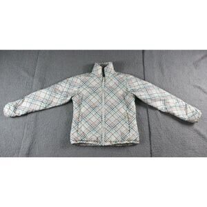 The North Face Jacket Womens XS Rainbow Stripped Quilted Lightweight Zip 2016